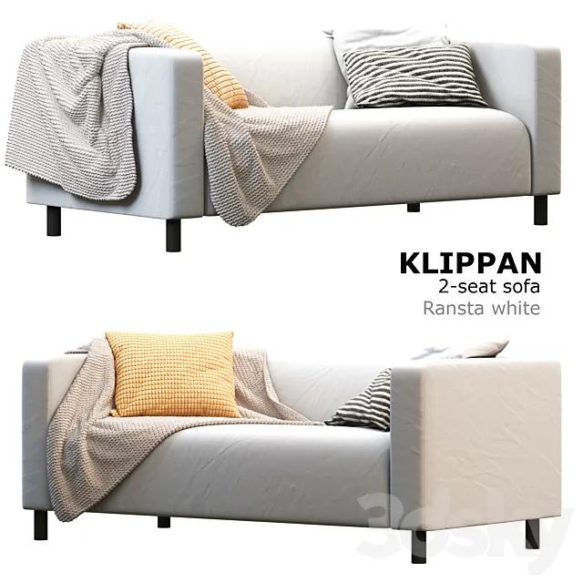 Ikea Klippan Sofa 3ds Max