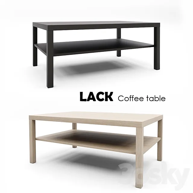 Ikea lack 3DS Max Model