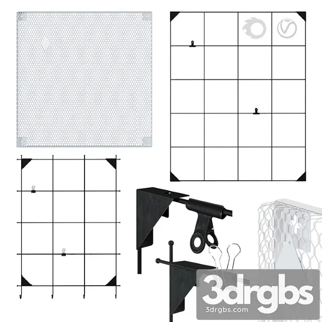 Ikea – lattices for notes and photographs on the wall (3 pcs.)