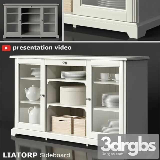 Ikea liatorp sideboard 2 3dsmax Download