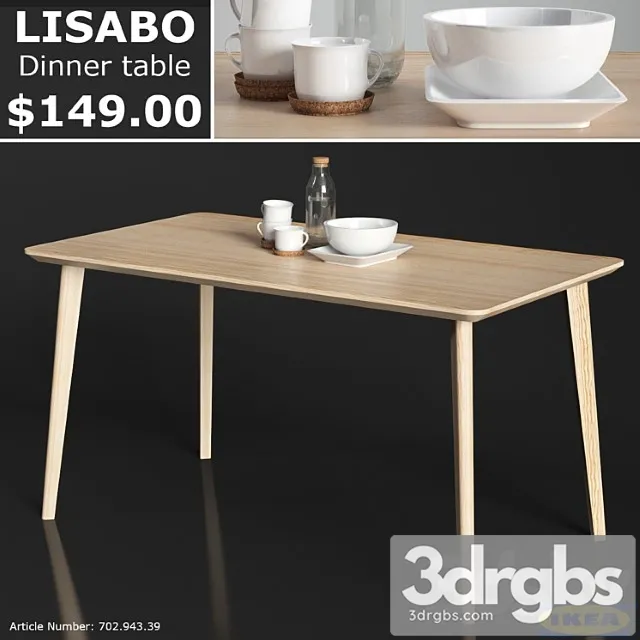 Ikea Lisabo Dinner Table 3dsmax Download