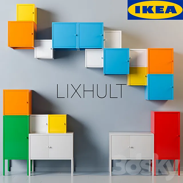 IKEA Lixhult set _ Ikea Liksgult collection 3ds Max
