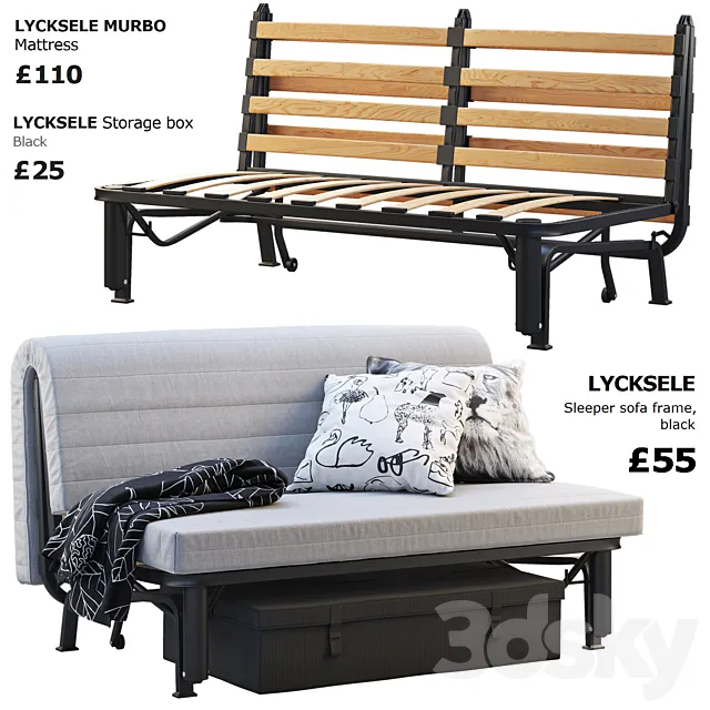 Ikea lycksele 4 3ds Max