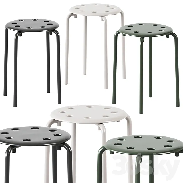 IKEA Marius Stool _ Stool 3DSMax File