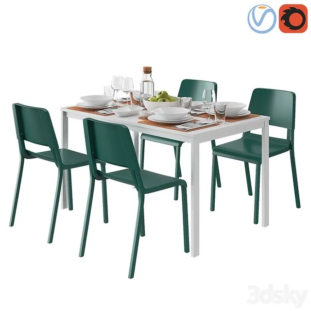 IKEA MELLTORP and TEODORES 3dsMax Model