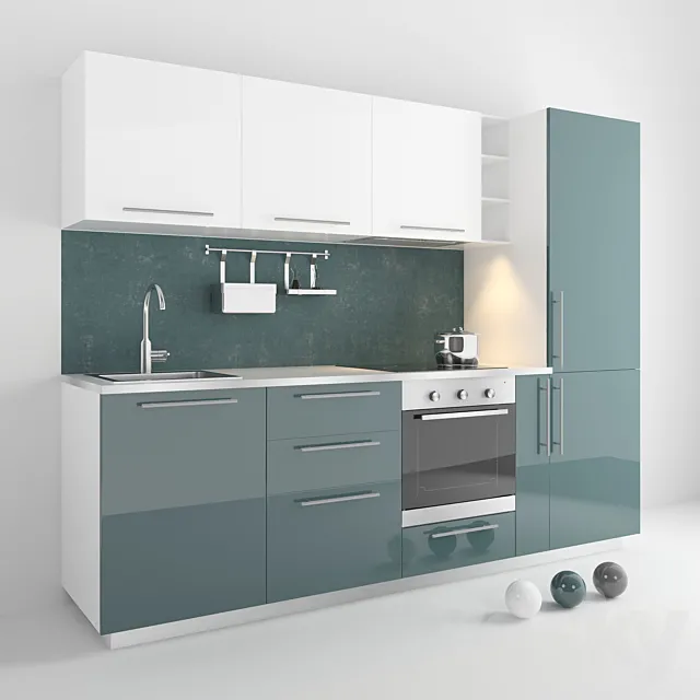 IKEA Metod complete Kitchen set – 3 colors 3DSMax File