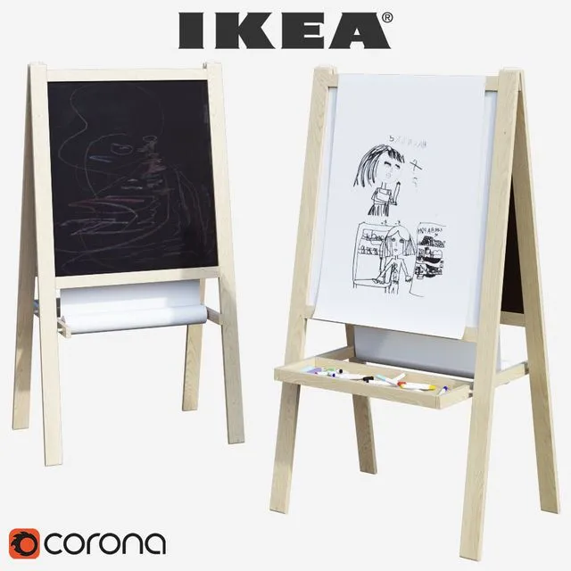 Ikea Mola Mola board-easel 3dsMax Model