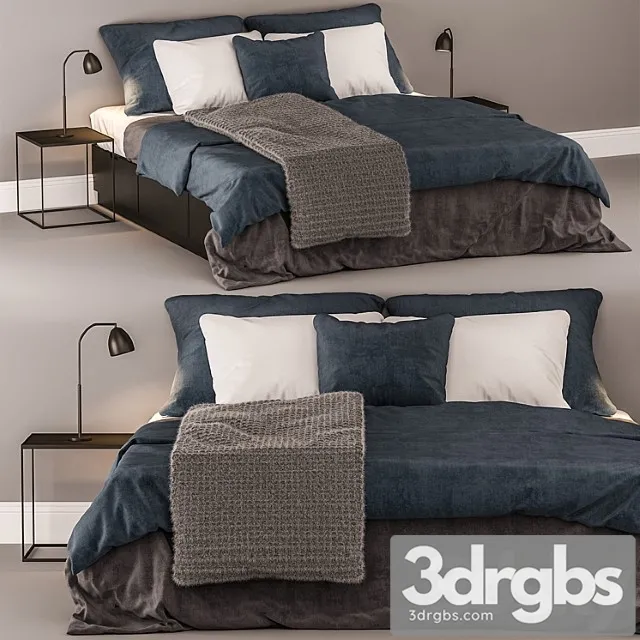 Ikea nordli bed double 2 2 3dsmax Download
