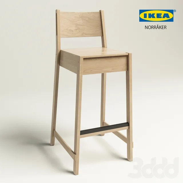 IKEA NORRAKER bar chair 3dsMax Model