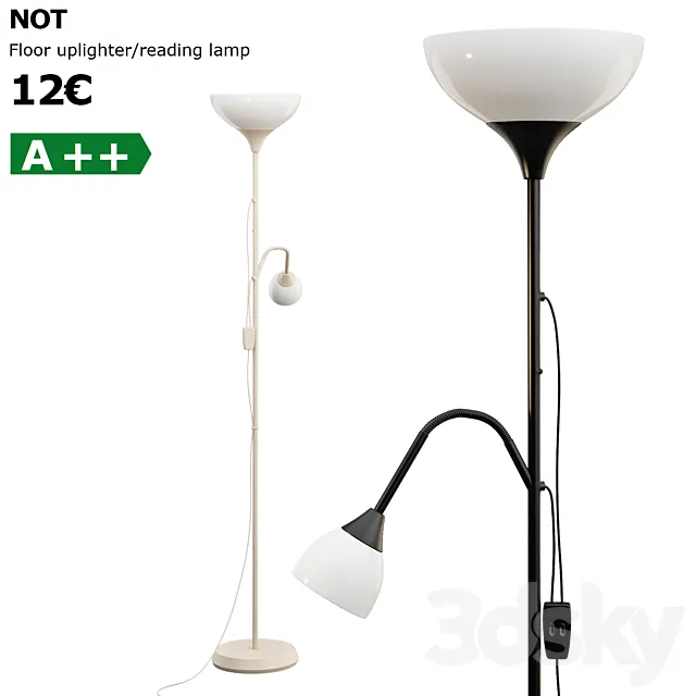 Ikea not floor lamp 3ds Max