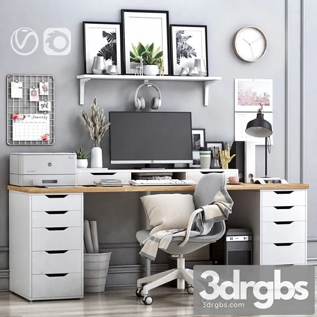 Ikea Office Workplace 19 3dsmax Download