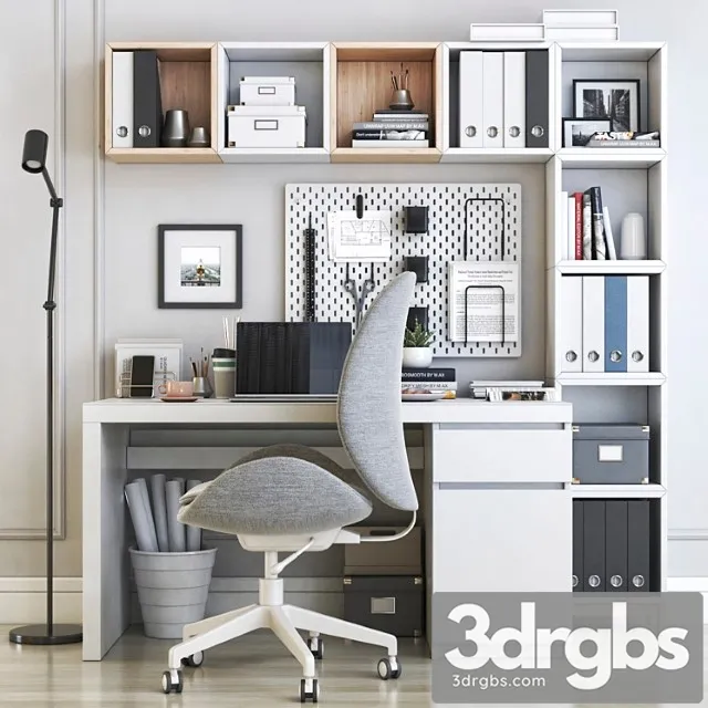 Ikea office workplace 22 2 3dsmax Download