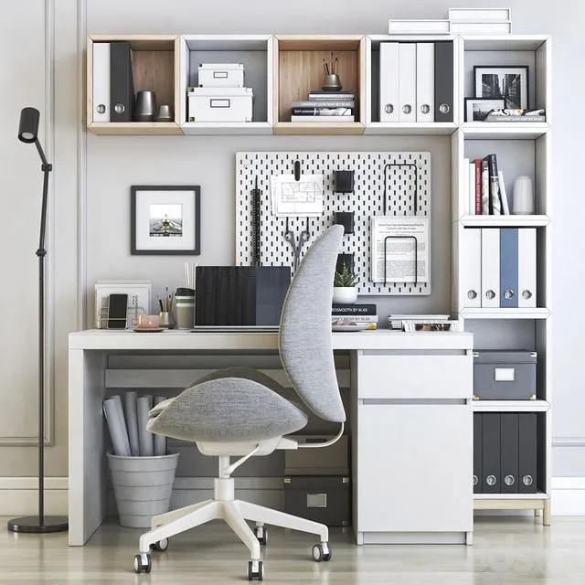 IKEA office workplace 22 3dsMax Model