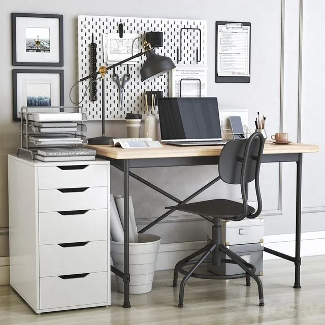 IKEA office workplace 32 3dsMax Model