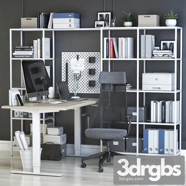 Ikea office workplace 39 2 3dsmax Download
