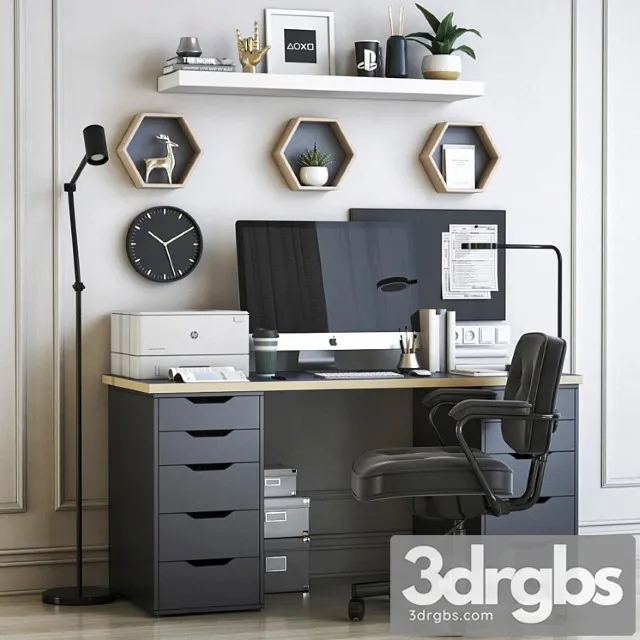 Ikea office workplace 42 2 3dsmax Download