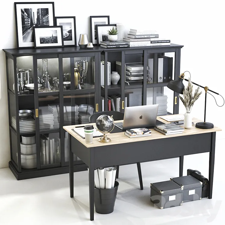 IKEA office workplace 43 3DS Max
