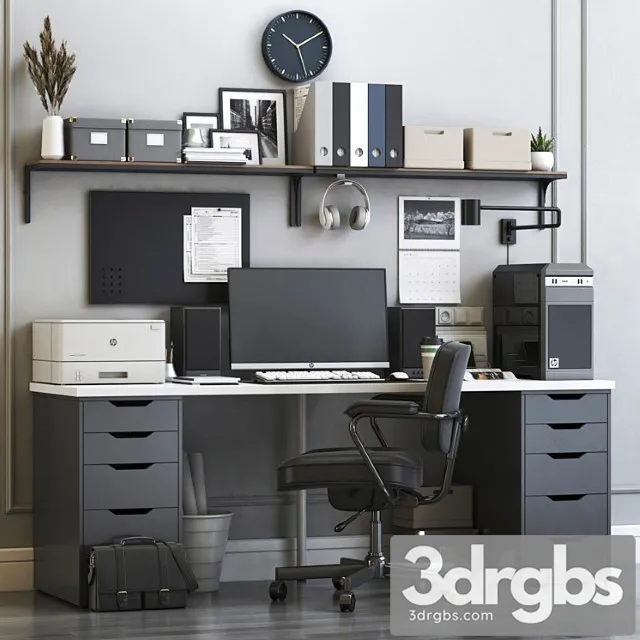 Ikea Office Workplace 5 3dsmax Download