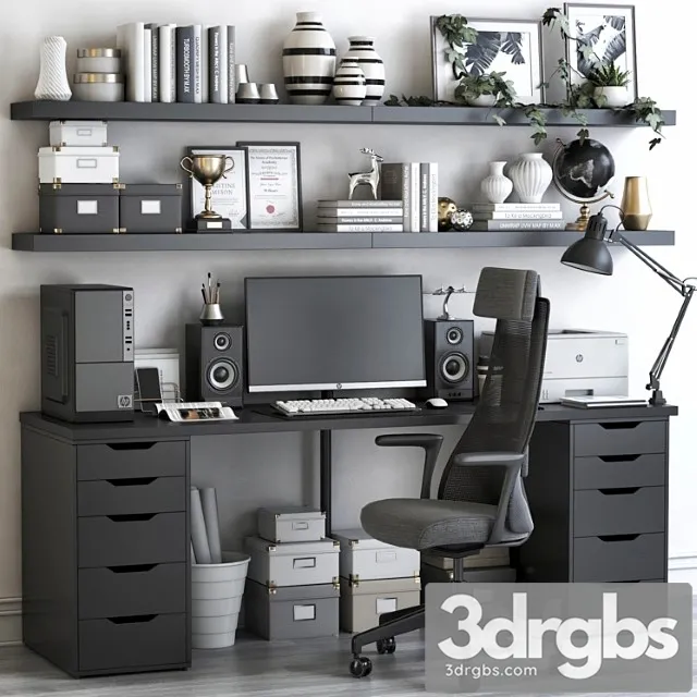 IKEA Office Workplace 72 3dsmax Download
