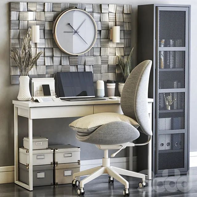 IKEA office workplace 81 3dsMax Model