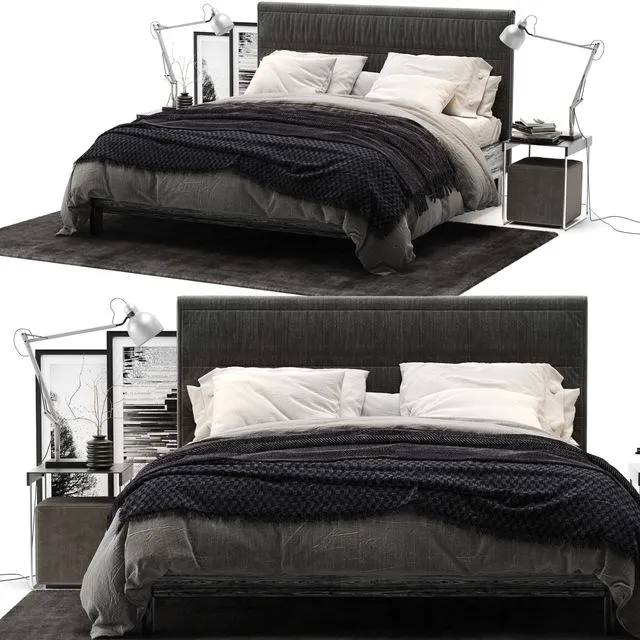 Ikea oppland bed 3dsMax Model