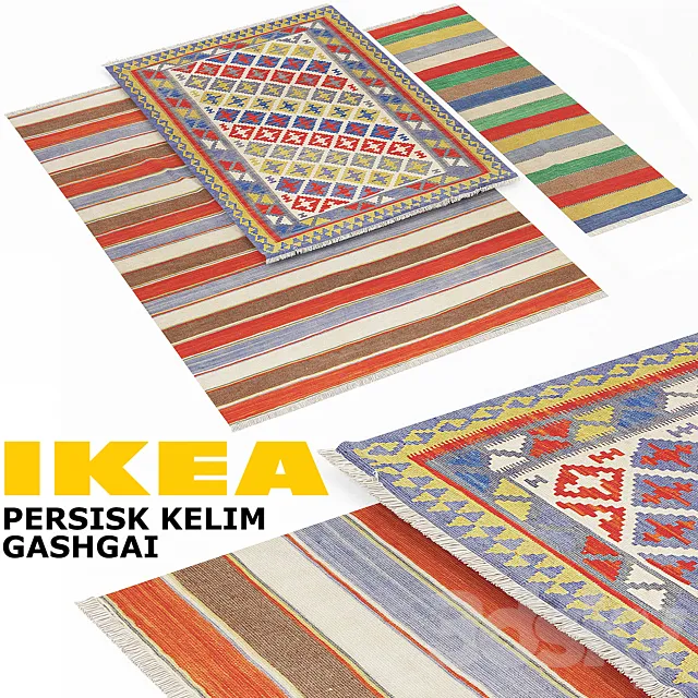 IKEA PERSISK KELIM GASHGAI SET 3ds Max