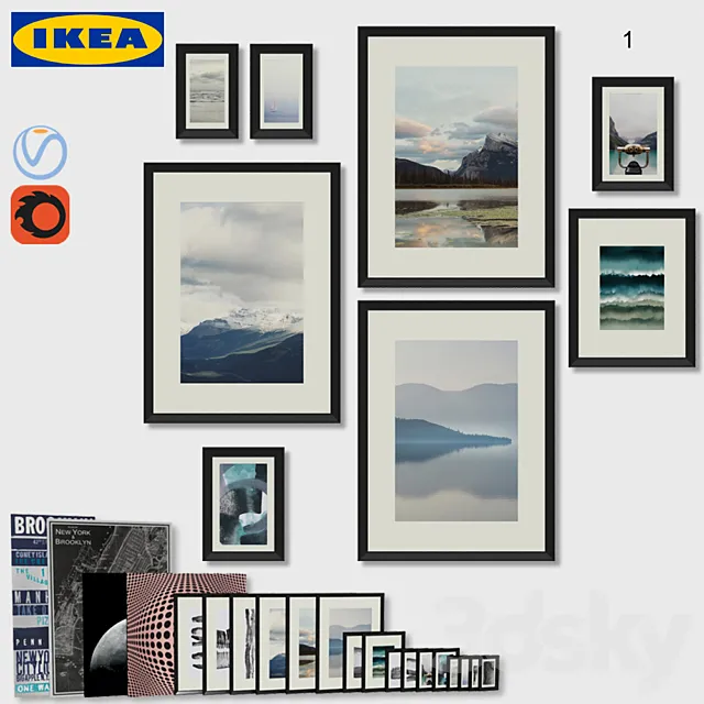 IKEA Pictures – Knoppang & Kopparfall 3DSMax File