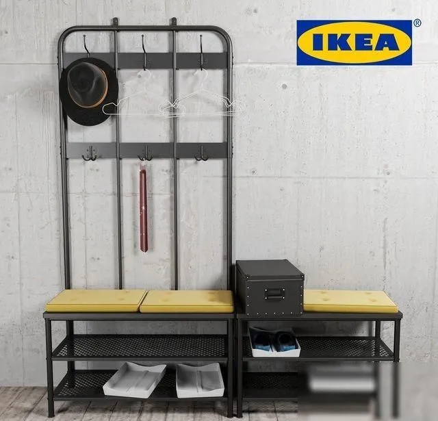 Ikea Pinning hallway 3dsMax Model