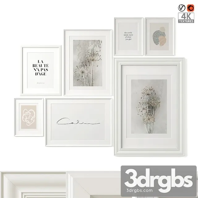 Ikea poster set 16 3dsmax Download