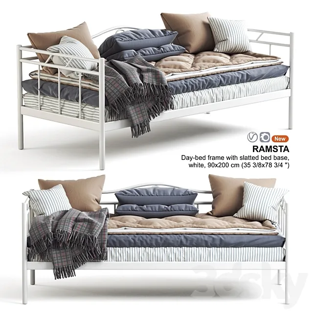 IKEA RAMSTA day-bed couch 3DSMax File