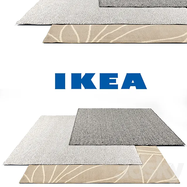 Ikea Rug Set 3ds Max