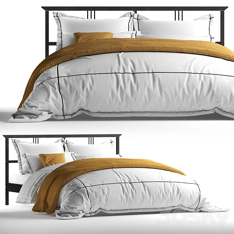 IKEA RYKENE Bed x Adairs Australia 3DS Max