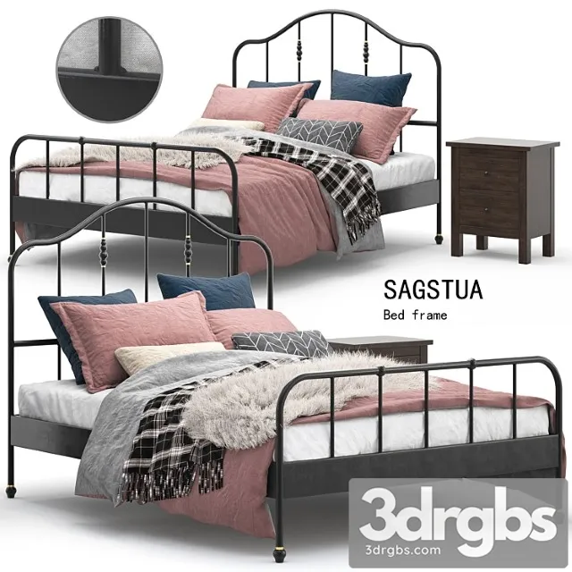Ikea sagstua bed 2 3dsmax Download