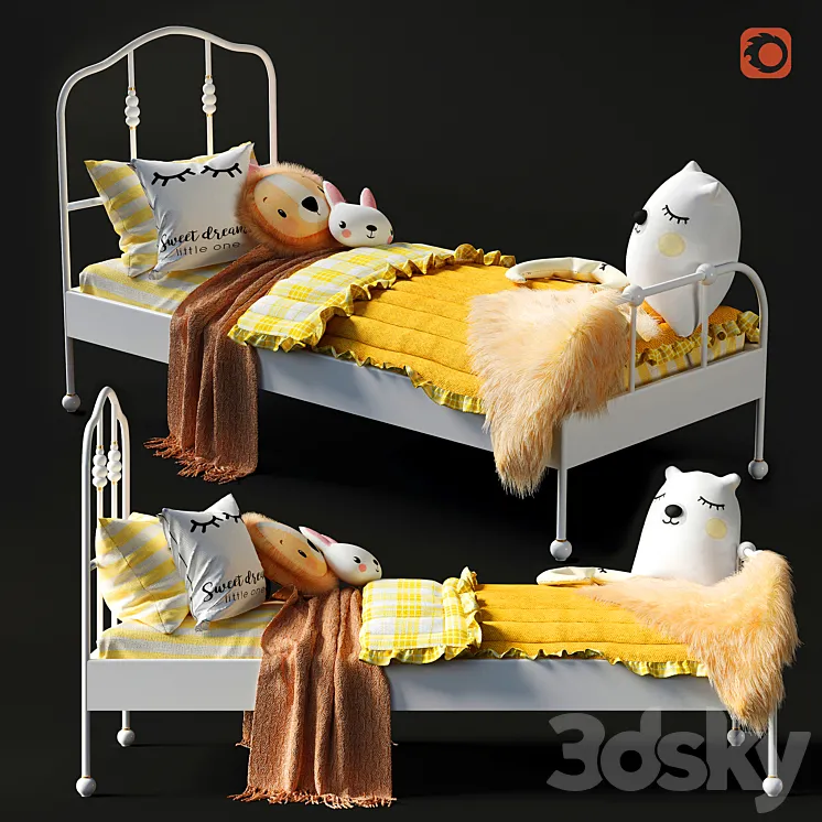 Ikea Sagstua \/ Luröy Bed – 5 3DS Max