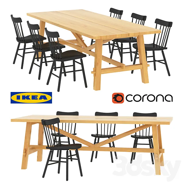 Ikea set 3ds Max