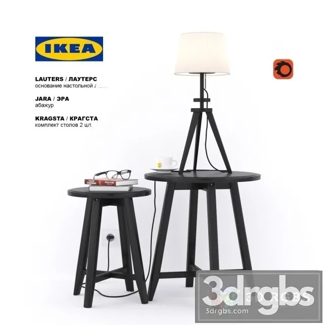 Ikea Set Kragsta Table 3dsmax Download