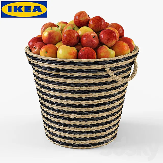 IKEA Shopping MAFFENS with apples 3DS Max Model