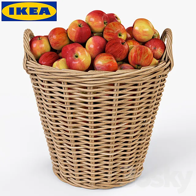 IKEA Shopping NIPPRIG with apples 3ds Max