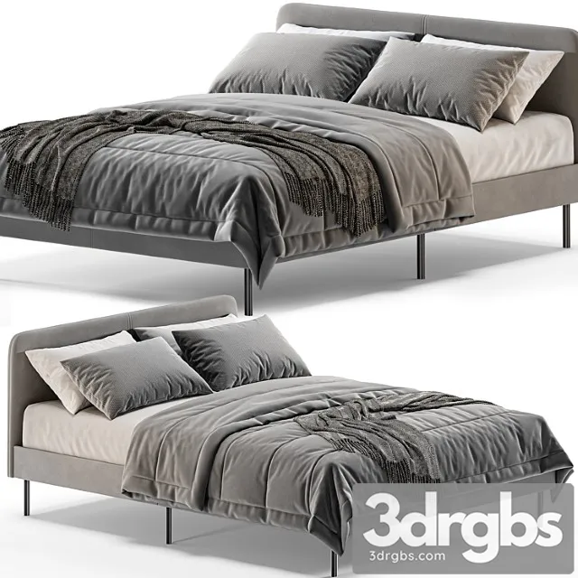 Ikea Slattum Double Bed 21 3dsmax Download