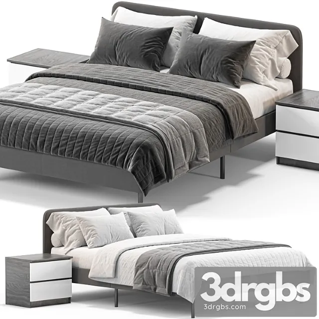 Ikea Slattum Double Bed 22 3dsmax Download