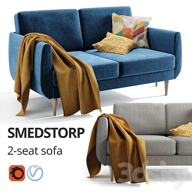 IKEA SMEDSTORP sofa | IKEA SMEDSTORP sofa 3ds Max