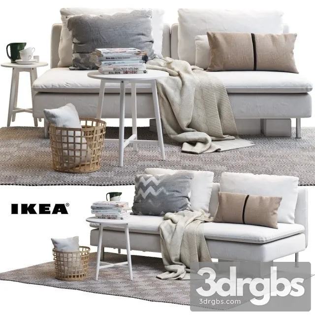 Ikea Soderhamn Kragsta Sofa 3dsmax Download