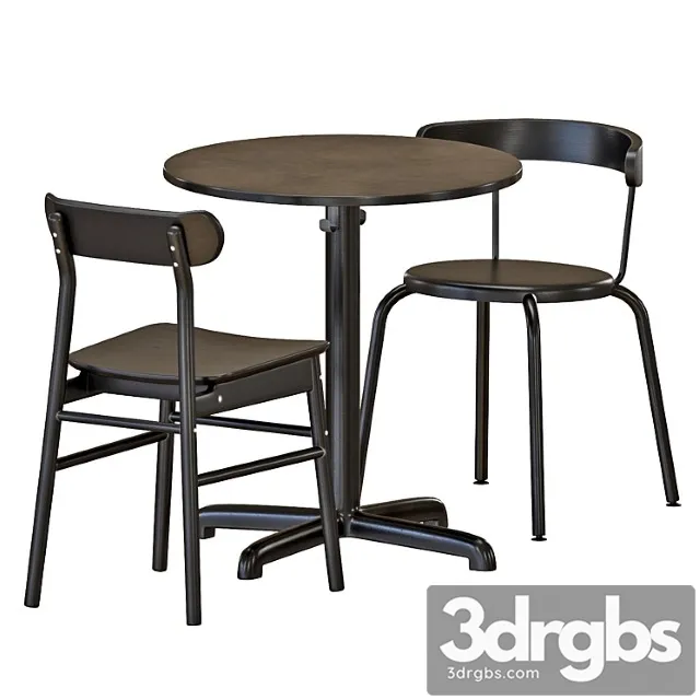 Ikea Stensele Table And Chairs 3dsmax Download