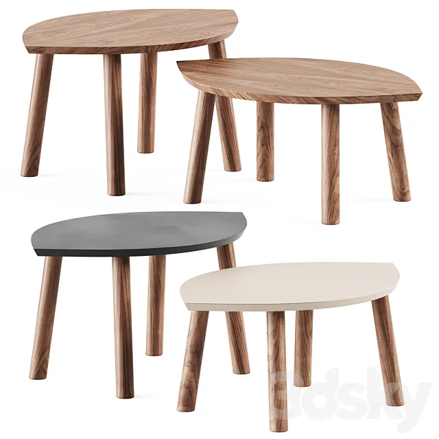 Ikea Stockholm Coffee tables set 3DSMax File