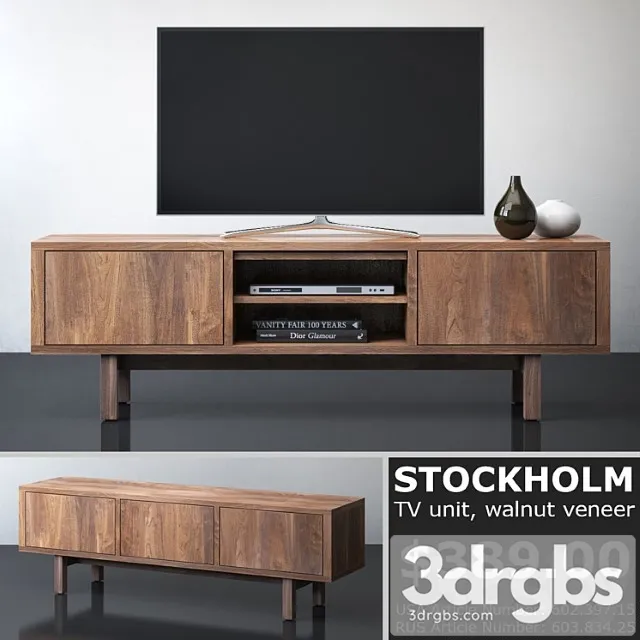 Ikea stockholm tv unit 2 3dsmax Download