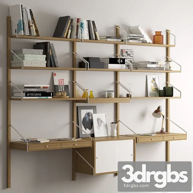 Ikea Svalnas Shelves System 3dsmax Download