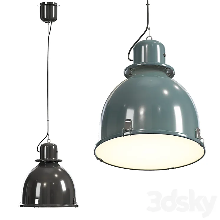 Ikea Svartnora lamp 3DS Max