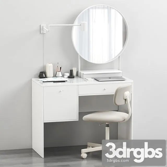 Ikea syvde dressing table and decor 2 3dsmax Download