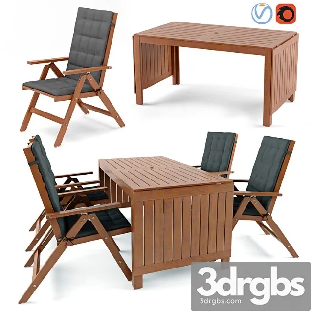 Ikea table and chair a?pplaro?