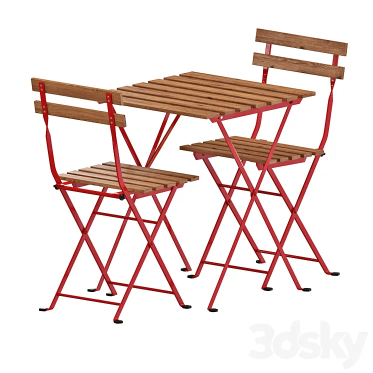 IKEA TÄRNÖ Table And Chairs 3DS Max Model